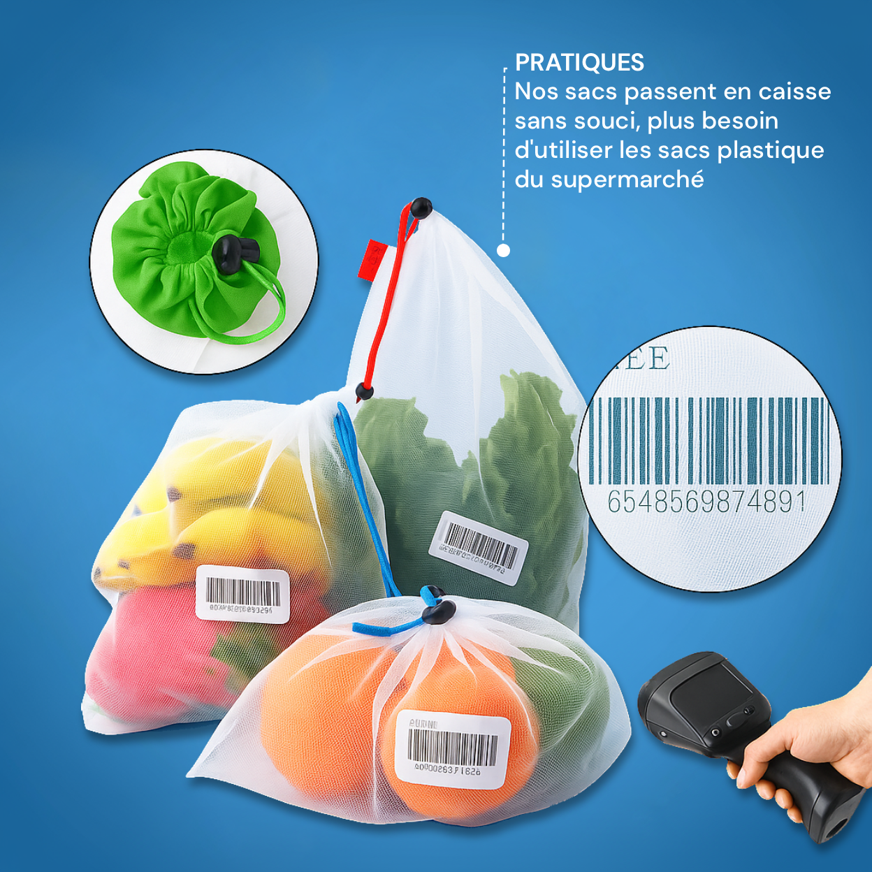 Sacs de Provisions en Maille